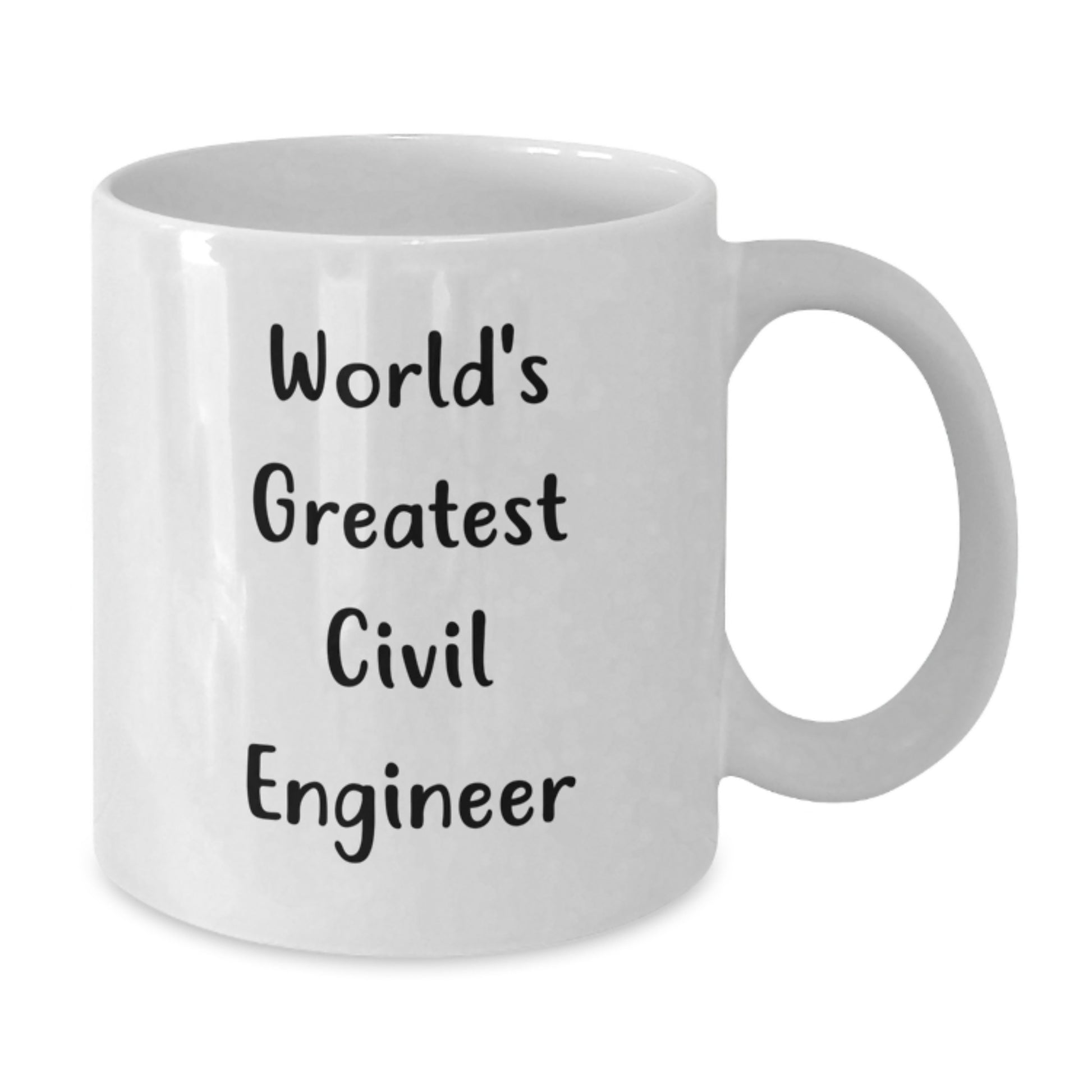 Gifts from Friends and Family for Civil Engineer Men and Women, Funny Quote White Coffee Mug, Birthday Unique Gifts, World's Greatest Civil Engineer - Additional