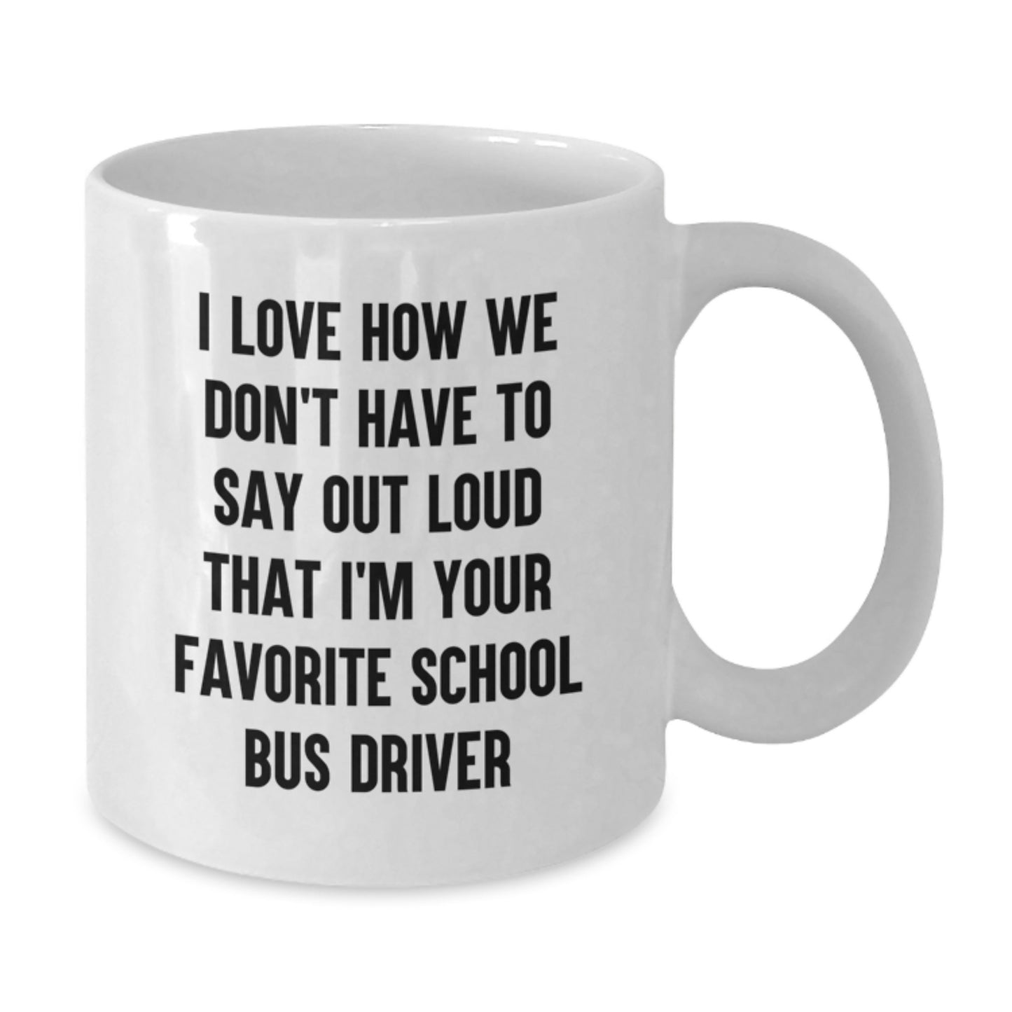 Funny School Bus Driver Gifts, White Coffee Mug for Christmas Unique Presents from Men to Friends, Family, Coworkers, or Women for School Bus Driver - Additional