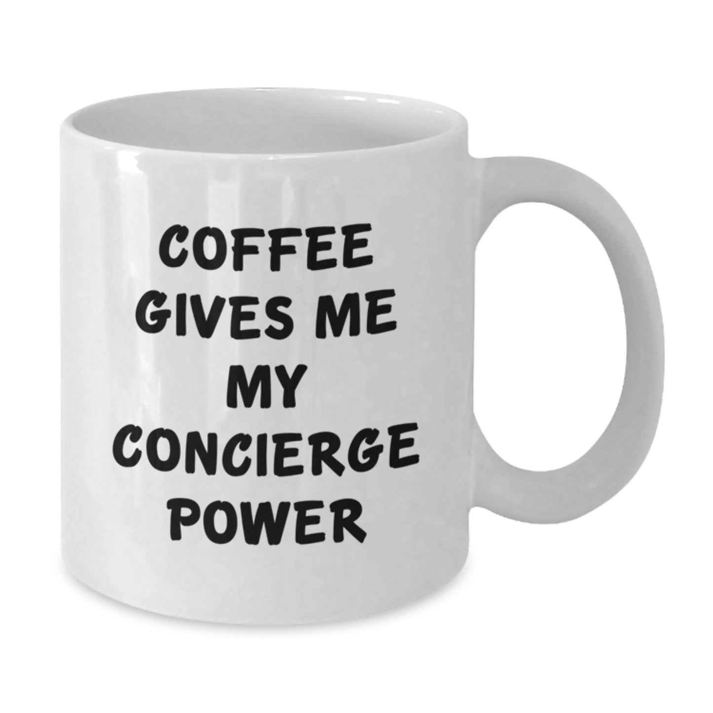 Graduation Unique Gifts for the Concierge Lover - Funny Quote - White Coffee Mug, Gifts from Family to Family, Friends to Graduates - Additional