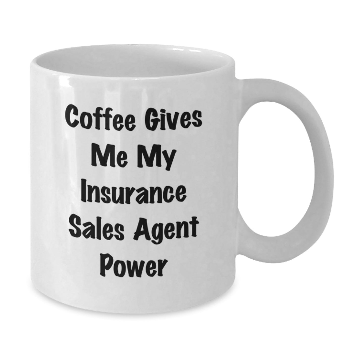 Funny Inspirational White Coffee Mug Gifts for Insurance Sales Agent Men Birthday Unique Present from Friends - Additional