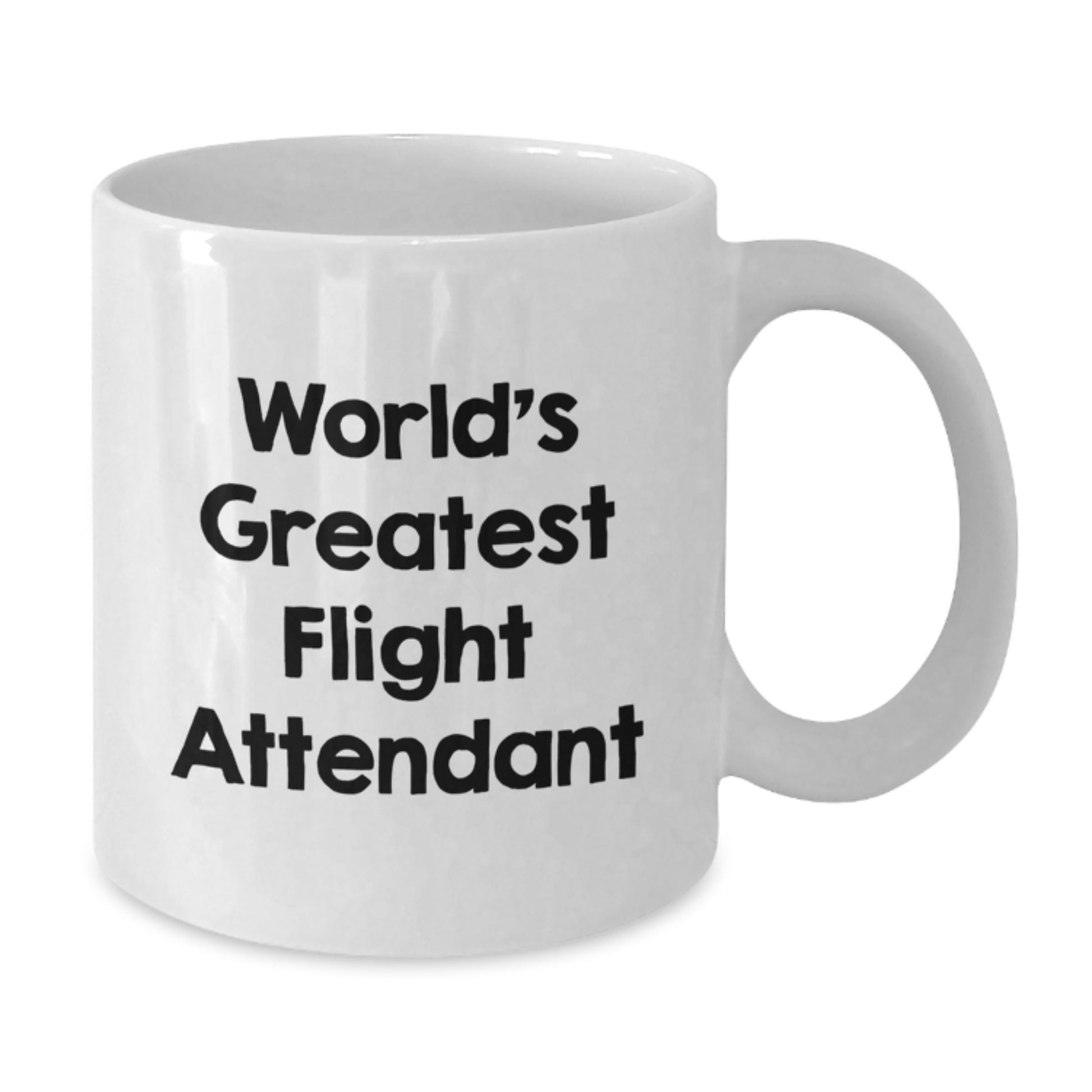 Funny World's Greatest Flight Attendant Gifts for Men from Friends, Funny White Coffee Mug for Flight Attendant Birthday Unique Gifts, Flight Attendant Coffee Mug - Additional