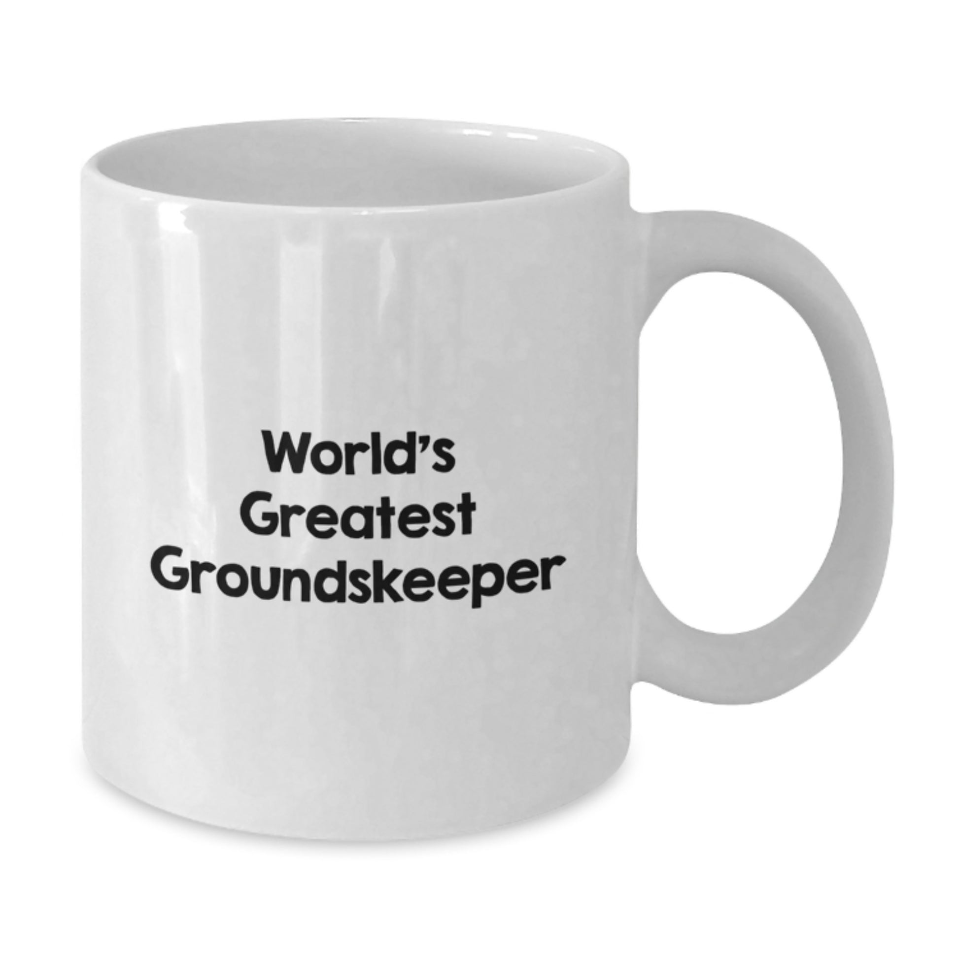 Funny groundskeeper Gifts, World's Greatest groundskeeper Coffee Mug for Dad, Unique White Coffee Mugs for Father's Day - Additional