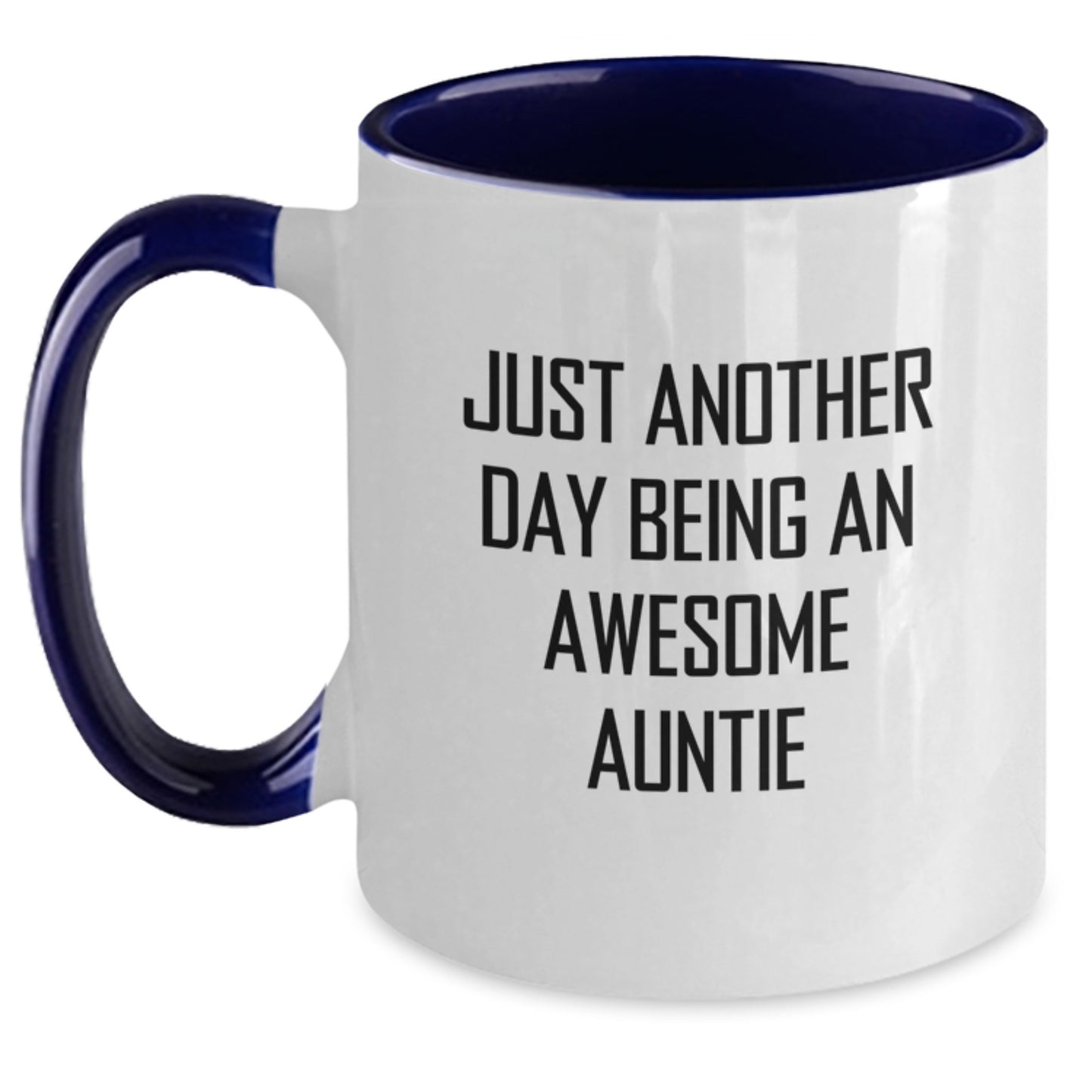 Funny Quotes Gifts for Auntie Two Tone Coffee Mug Christmas Unique Gifts from Family Members - Main
