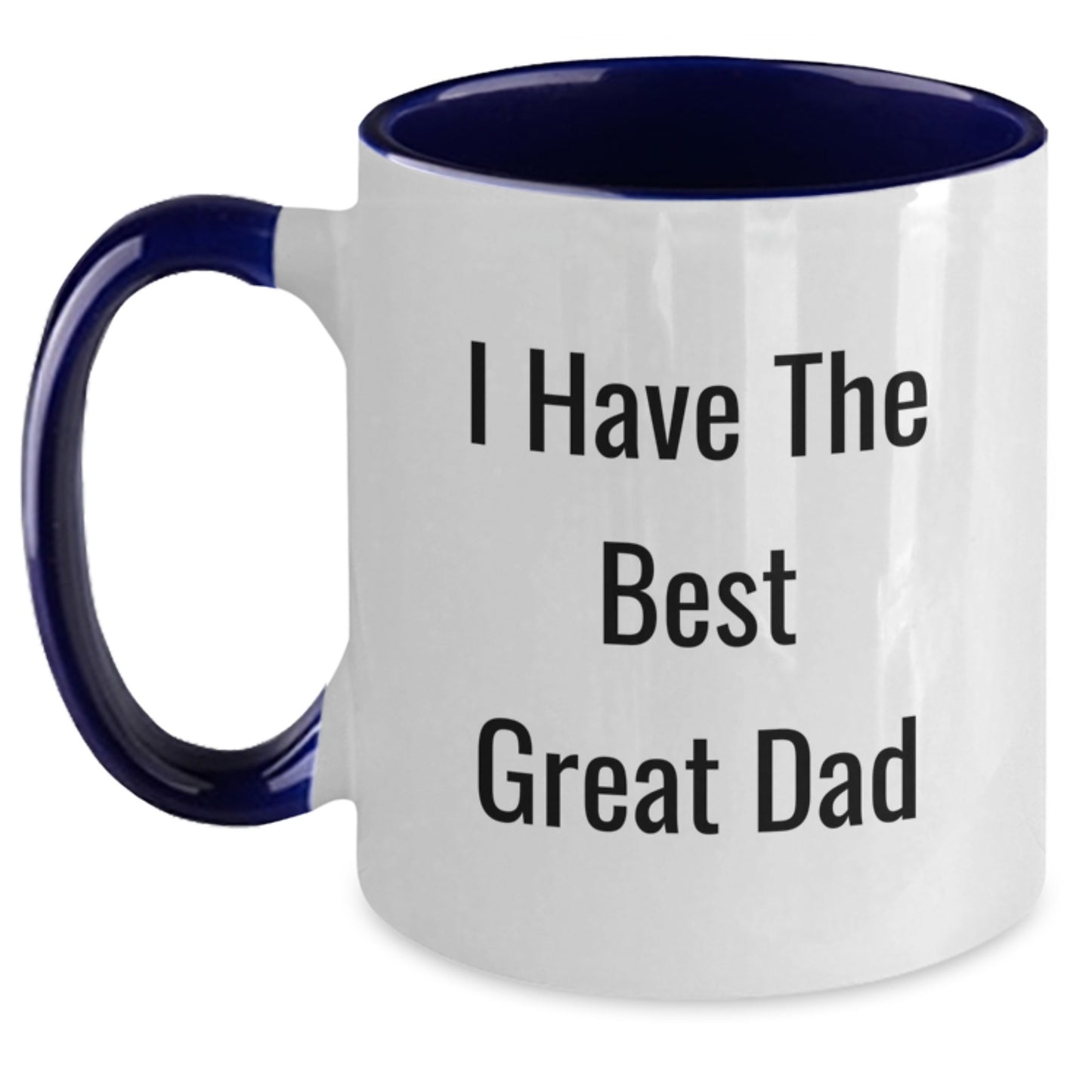 Funny Great Dad Two Tone Coffee Mugs Gifts from Family for Dad Birthday - Main