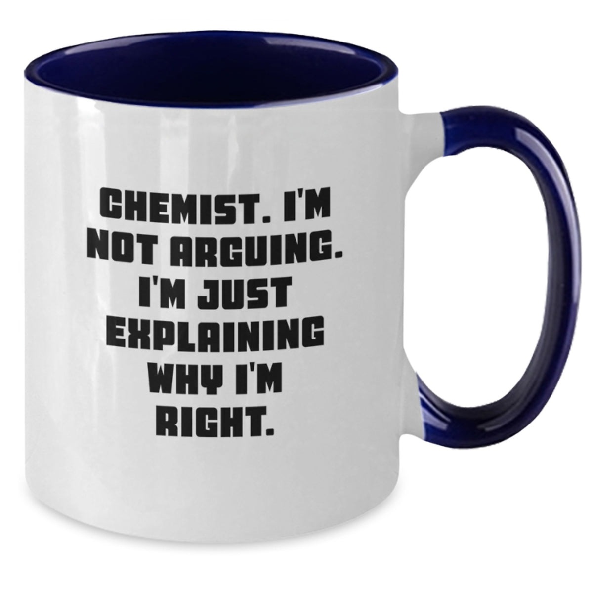 Chemist Keepsake Two Tone Coffee Mug for Him Premium Christmas Gift - Additional