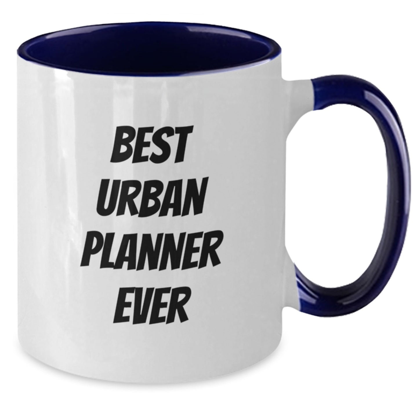 Funny 'Best Urban Planner Ever' Two Tone Coffee Mug Gifts from Friends, Coworkers or Family for Christmas Unique - Additional