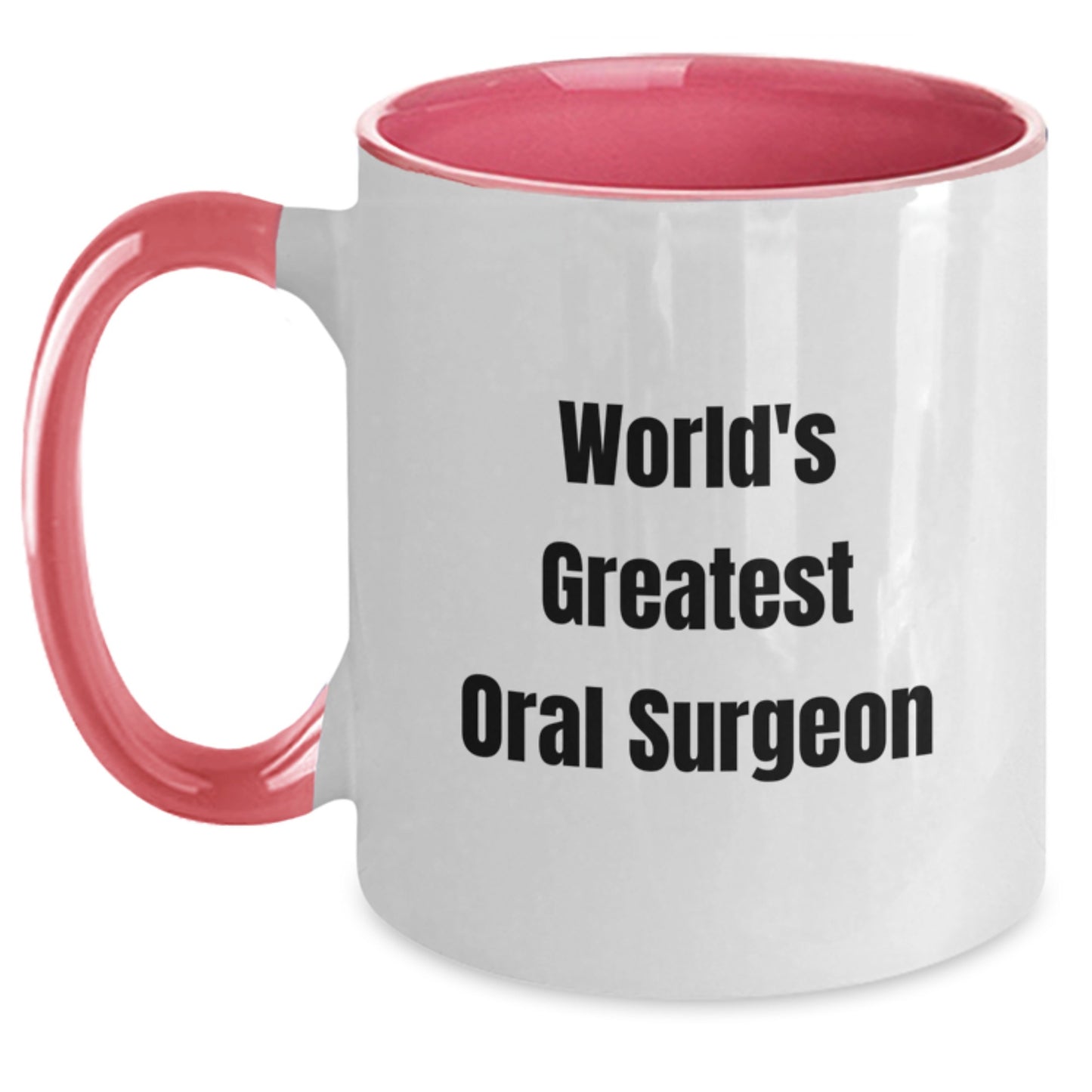 Funny Gifts from Men to Oral Surgeon, Two Tone Coffee Mug with 'World's Greatest Oral Surgeon' Quote, Unique Christmas Unique Gifts for Oral Surgeon, Funny Oral Surgeon Mug - Main