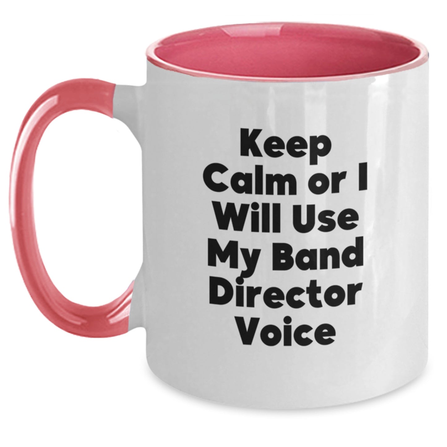Birthday Gift for Her Present Band Director Mug 'Keep Calm Voice' - Main