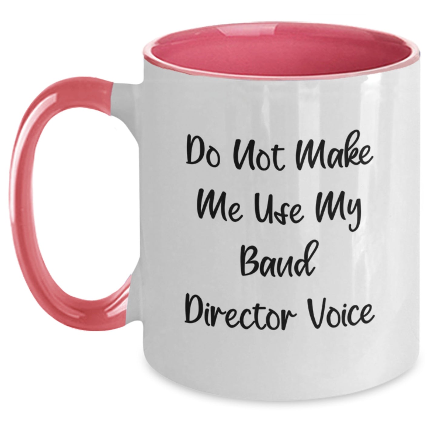 Band Director Keepsake Mug for Him Birthday Gift Black & White Ceramic - Main