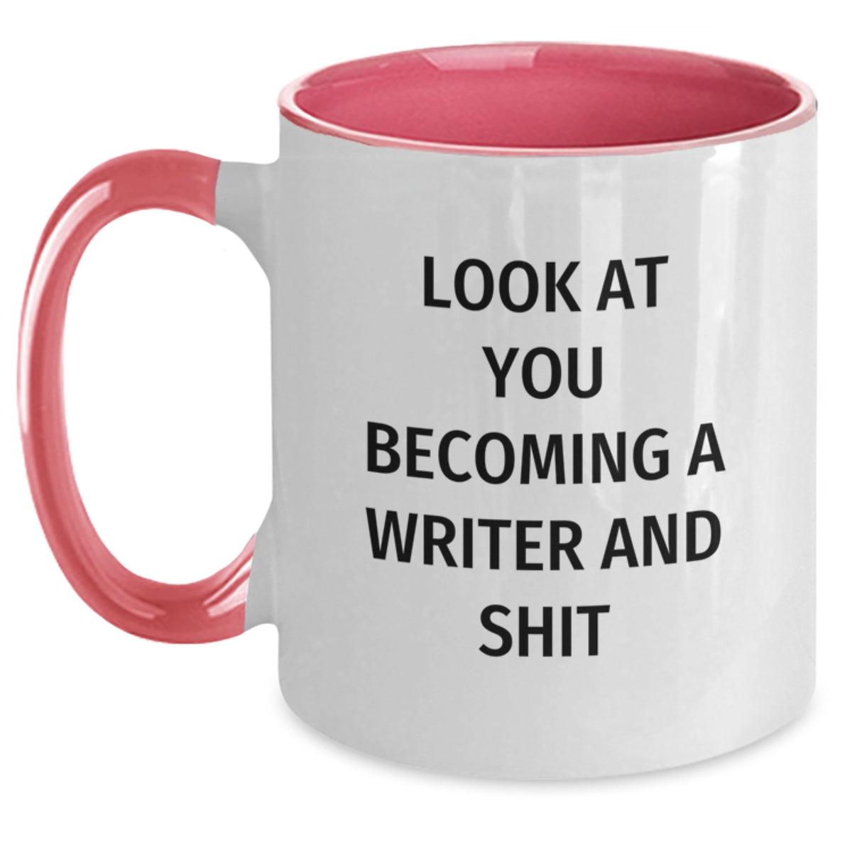 Writer Gift for Him A Humorous Keepsake Coffee Mug - Look At You - Main