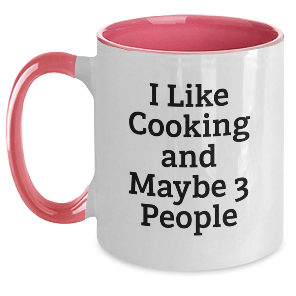 Cooking Keepsake Gift for Him - I Like Cooking And Maybe 3 People Mug - Main