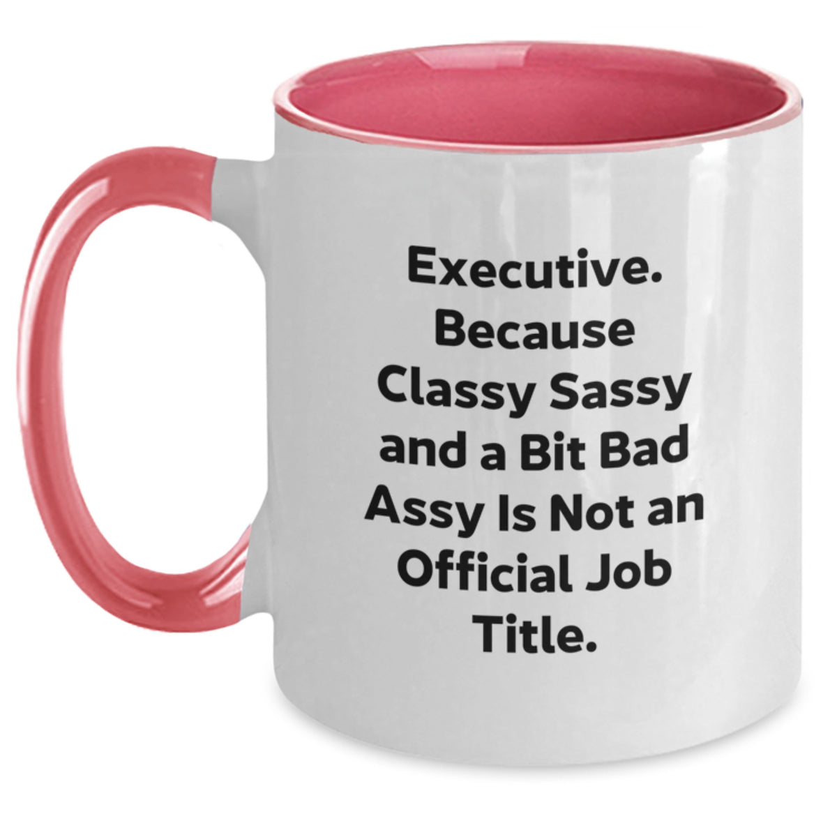 Christmas Gift for Her - Executive Two Tone Mug, Classy Sassy Tone - Main