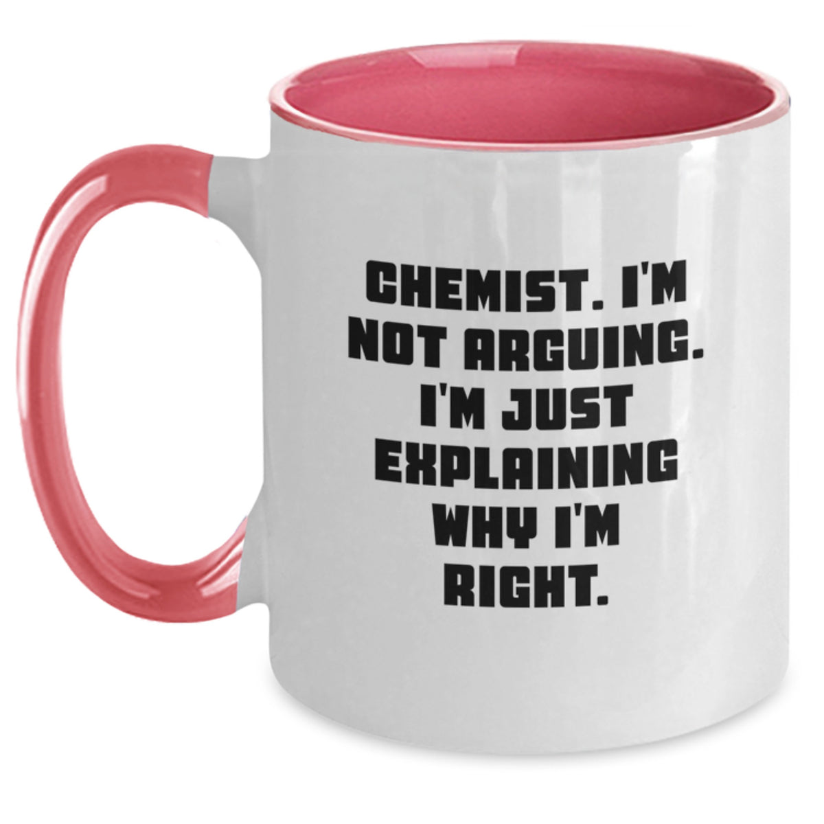 Chemist Keepsake Two Tone Coffee Mug for Him Premium Christmas Gift - Main