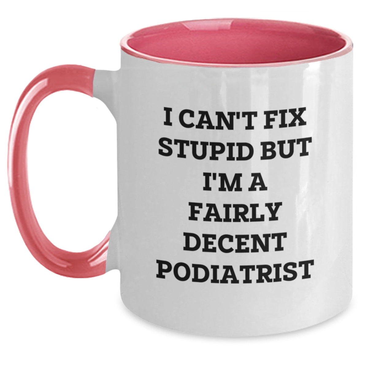 Podiatrist Keepsake Two Tone Coffee Mug for Him Christmas Gift - Main