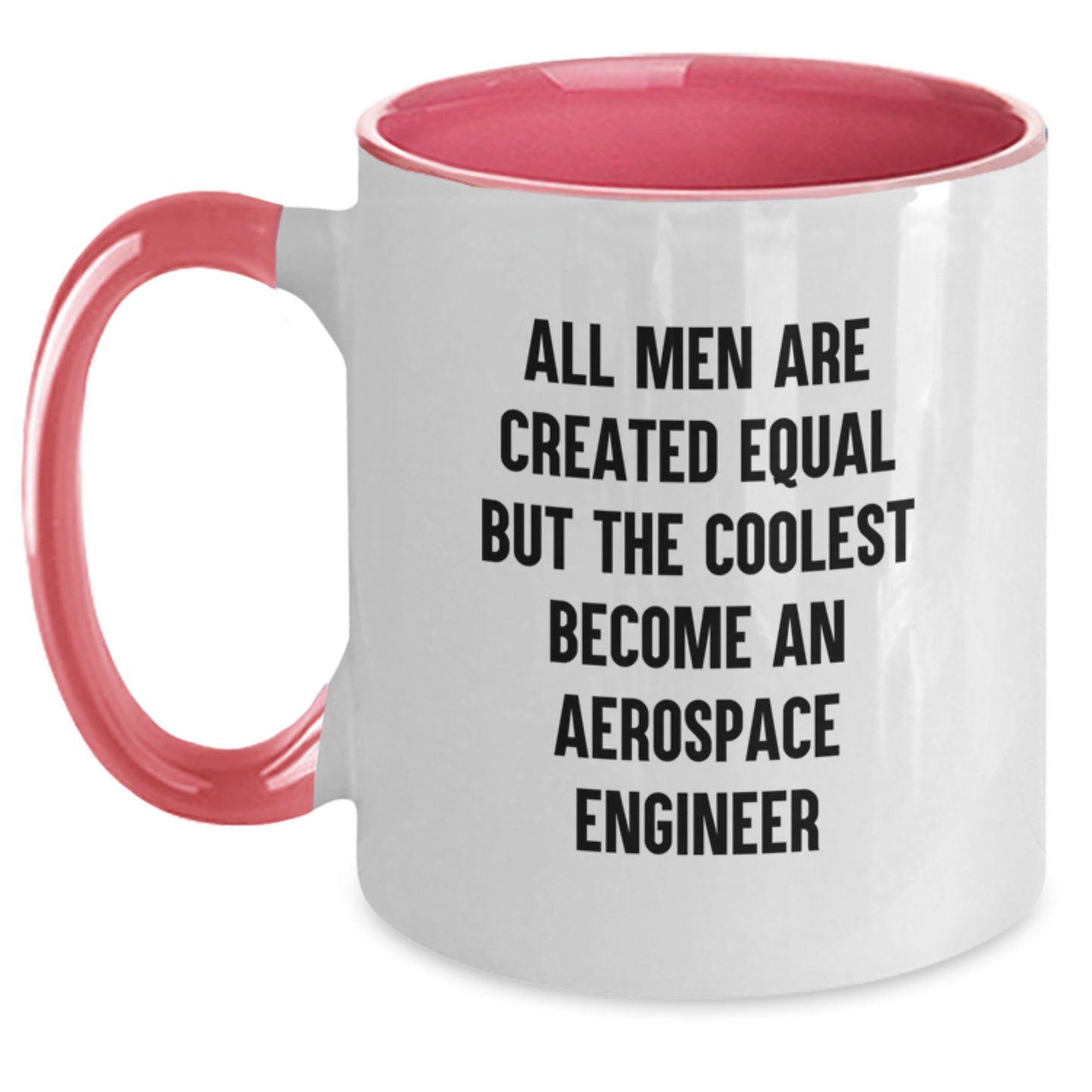 Birthday Gift for Her Aerospace Engineer Two Tone Coffee Mug Present - Main