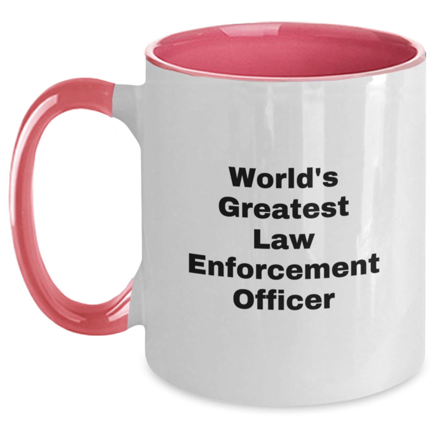 Funny Two Tone Coffee Mugs Gifts for Law Enforcement Officer Mothers Day Unique Presents from Family - Main