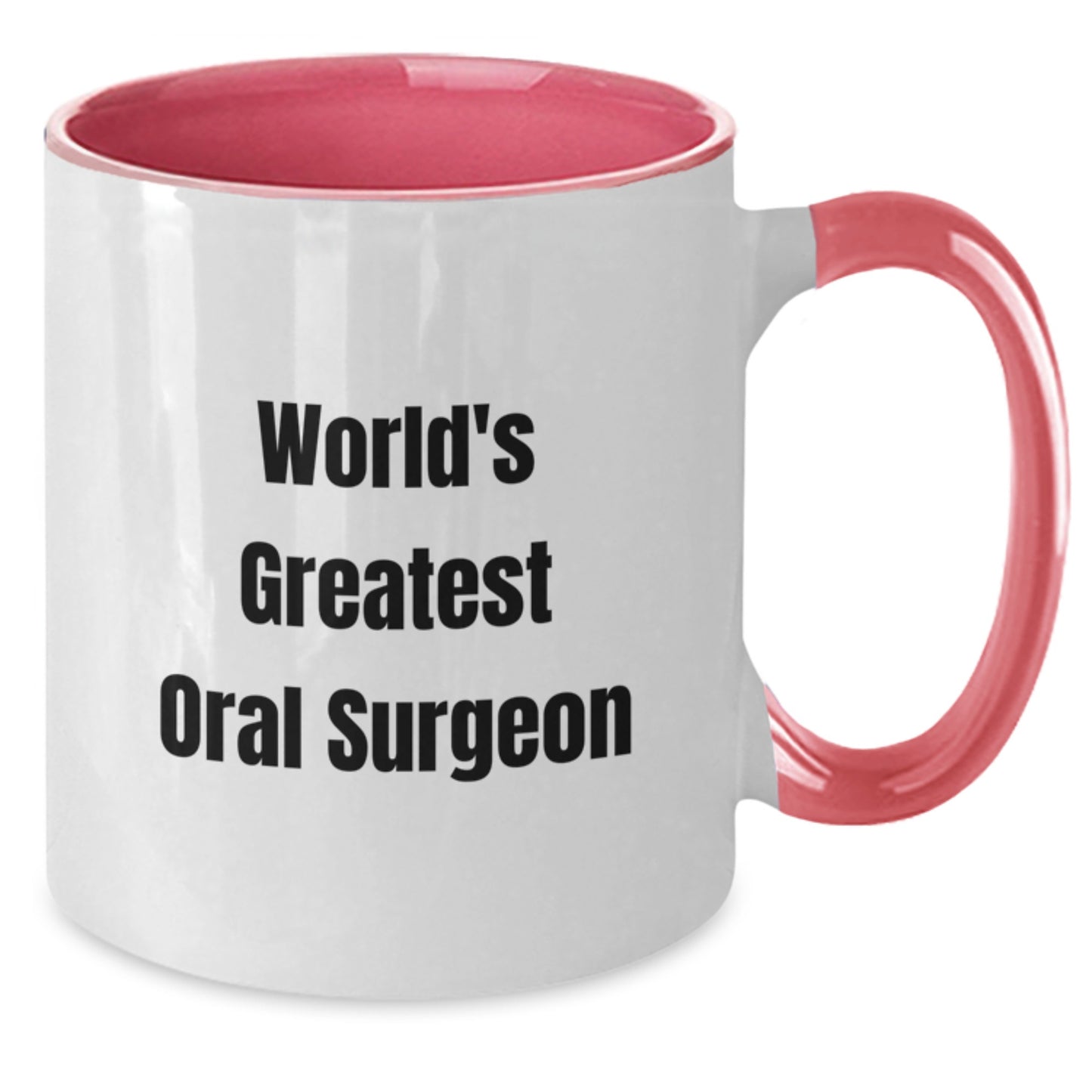 Funny Gifts from Men to Oral Surgeon, Two Tone Coffee Mug with 'World's Greatest Oral Surgeon' Quote, Unique Christmas Unique Gifts for Oral Surgeon, Funny Oral Surgeon Mug - Additional