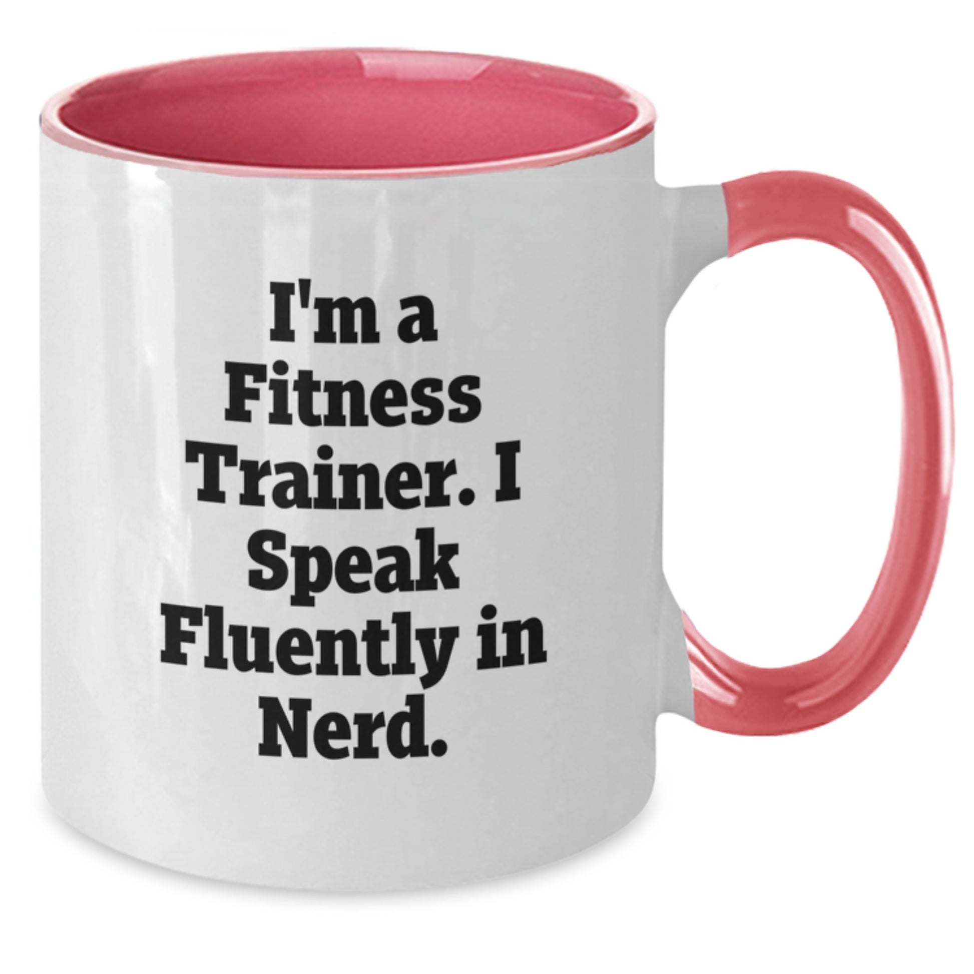 Fitness Trainer Coffee Mug, Funny Quote 'I Speak Fluently In genius', Unique Gifts for Fitness Trainers from Friends, Family, or Coworkers for Christmas - Additional