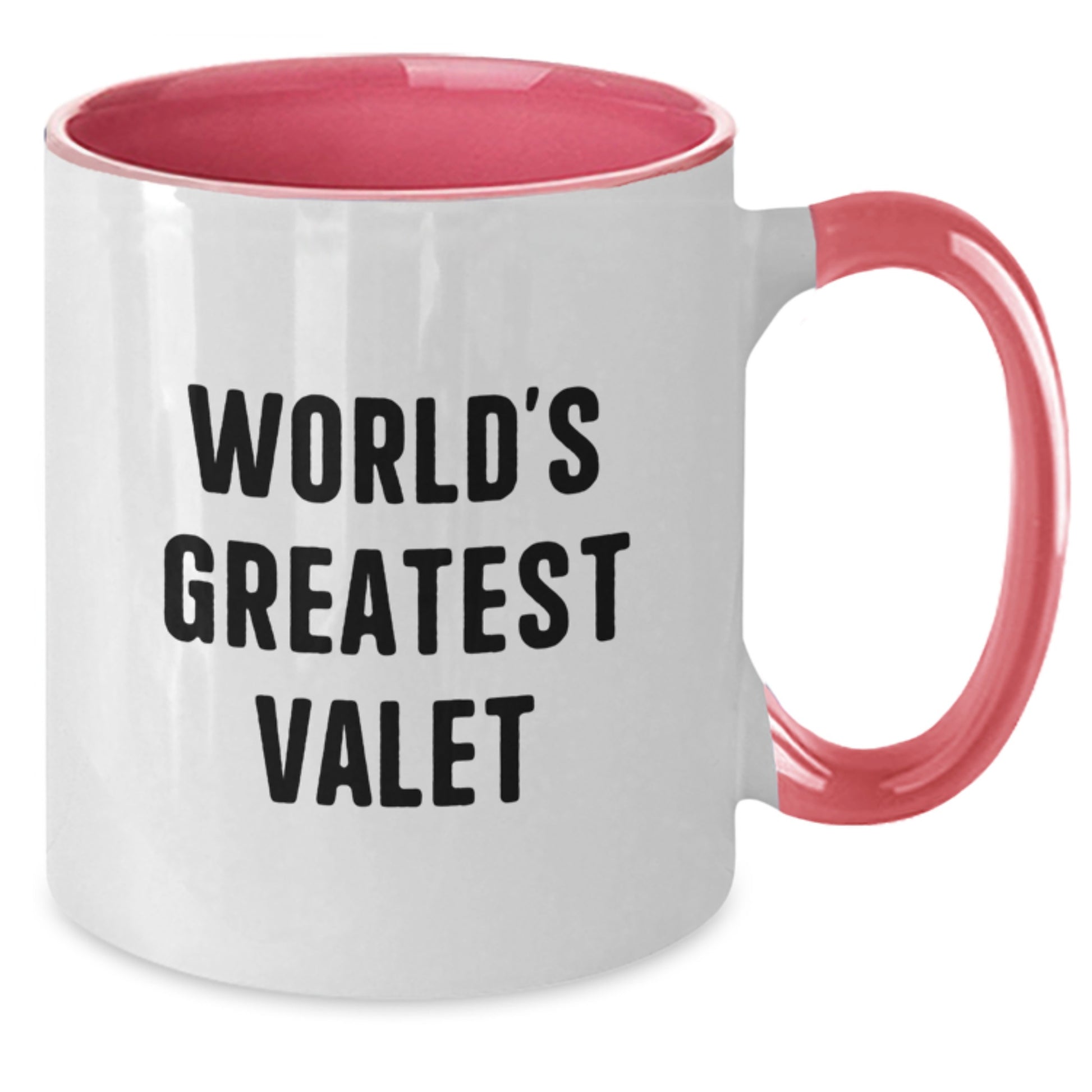 Funny Valet Gifts from Friends and Family for World's Greatest Valet Two Tone Coffee Mugs Valentine's Unique Presents - Additional