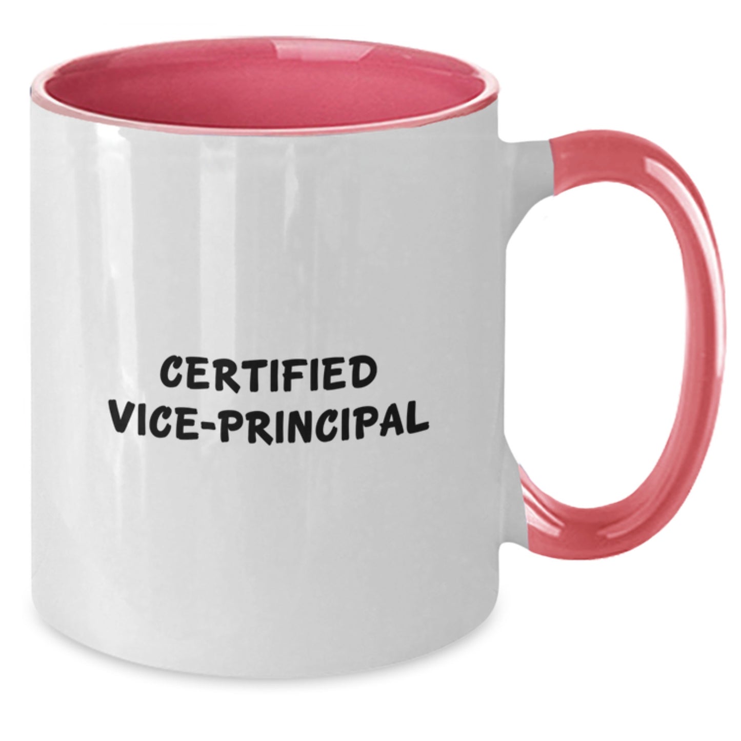 Funny Vice-principal Gifts from Friends for Men, Two Tone Coffee Mugs with Certified Vice-principal Quote, Unique Christmas Unique Gifts for Vice-principal Lover - Additional