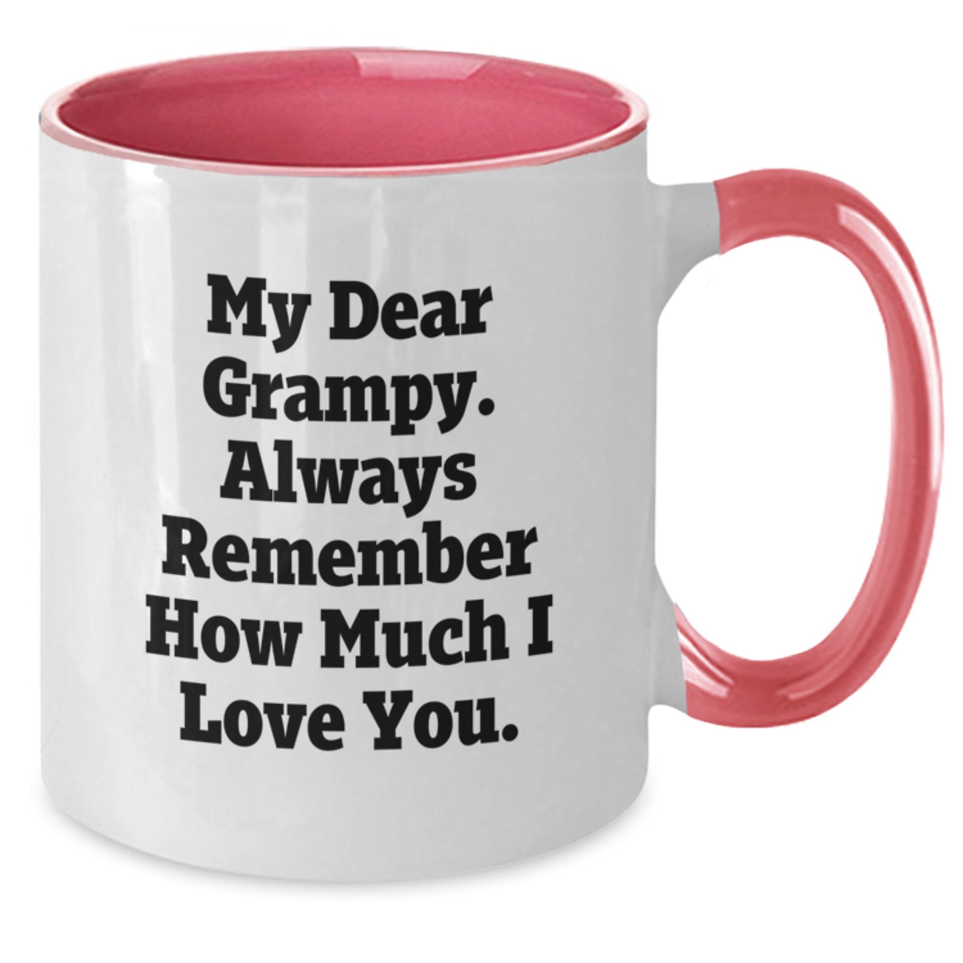 Funny Grampy Gifts from Men to Grampy - Two Tone Coffee Mug for Grampy Christmas Unique Presents - Additional