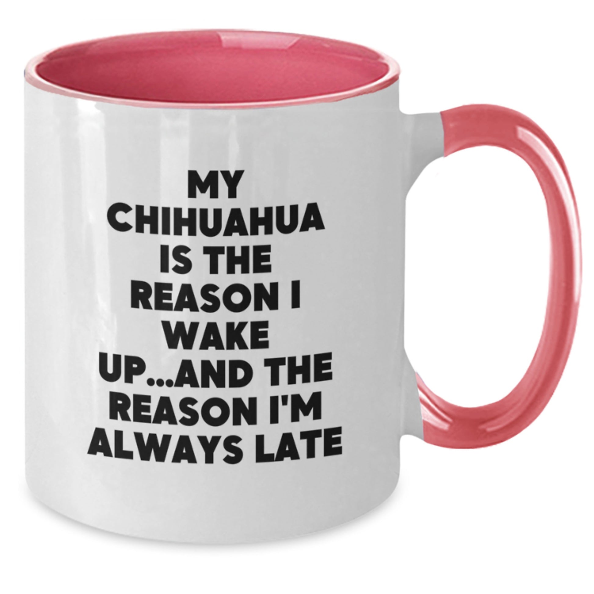 Funny Chihuahua Dog Birthday Two Tone Coffee Mug Gifts from Friends, Chihuahua Dog Lovers, and Family - Additional