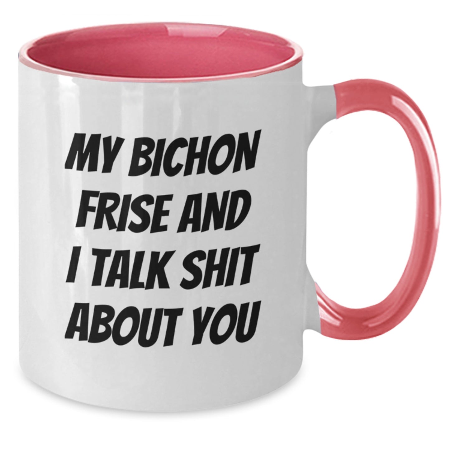 Bichon Frise Dog Christmas Unique Gifts from Friends and Family - Funny Two Tone Coffee Mugs for Bichon Frise Dog Lovers - Unique Christmas Unique Gifts for Men and Women - Additional