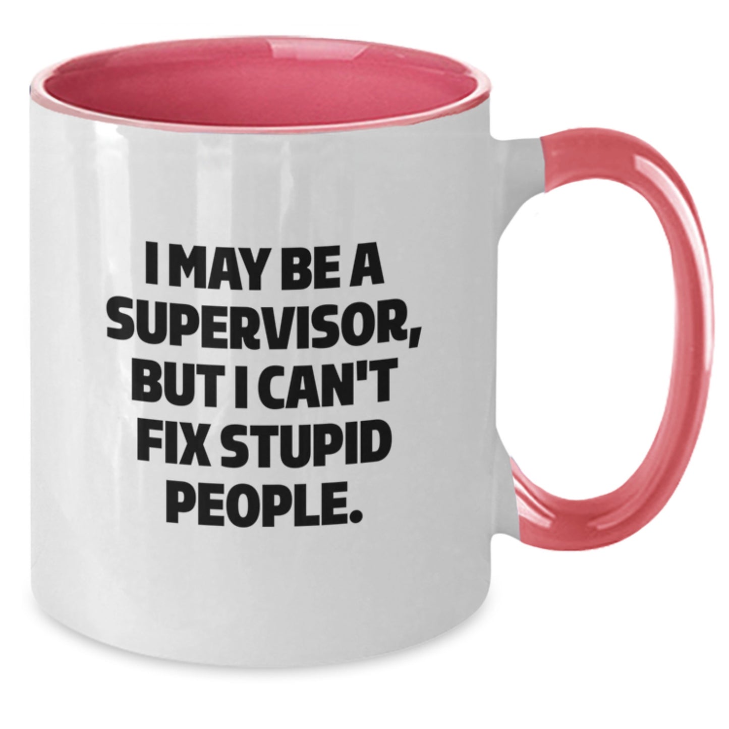 Supervisor Keepsake Two Tone Ceramic Coffee Mug for Him Birthday Gift - Additional
