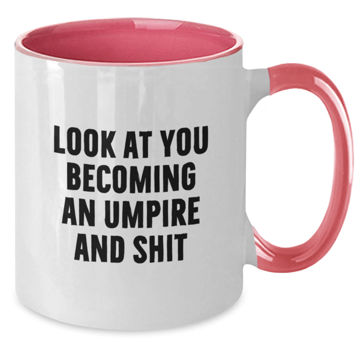 Umpire Keepsake Coffee Mug for Him – Christmas Gift Black & White 11oz - Additional