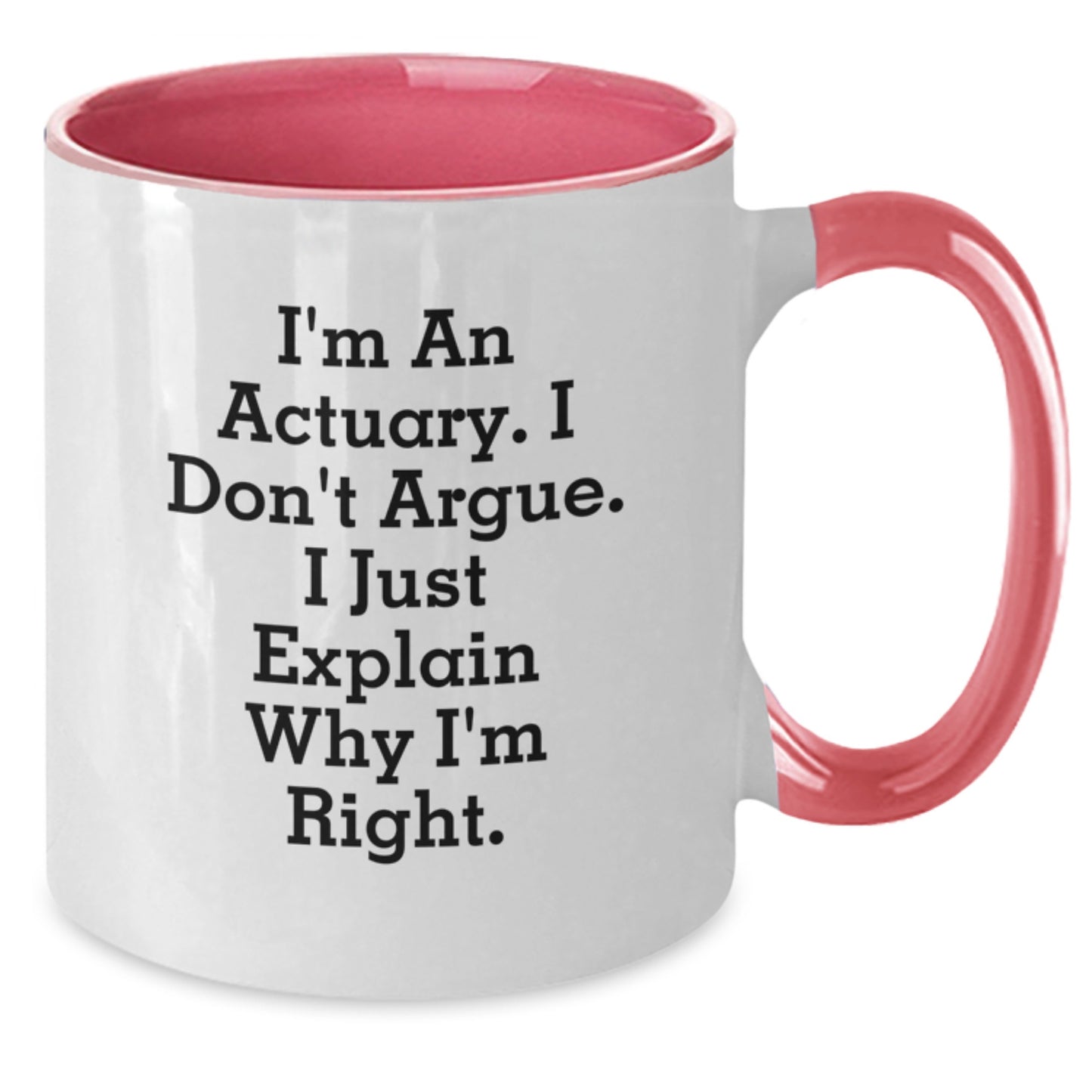 Gifts for Actuary Friends Funny Two Tone Coffee Mugs Christmas Unique Presents - Additional