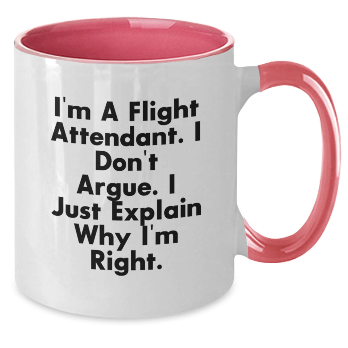 Christmas Gift for Her - Flight Attendant Present with Assertive Quote - Additional
