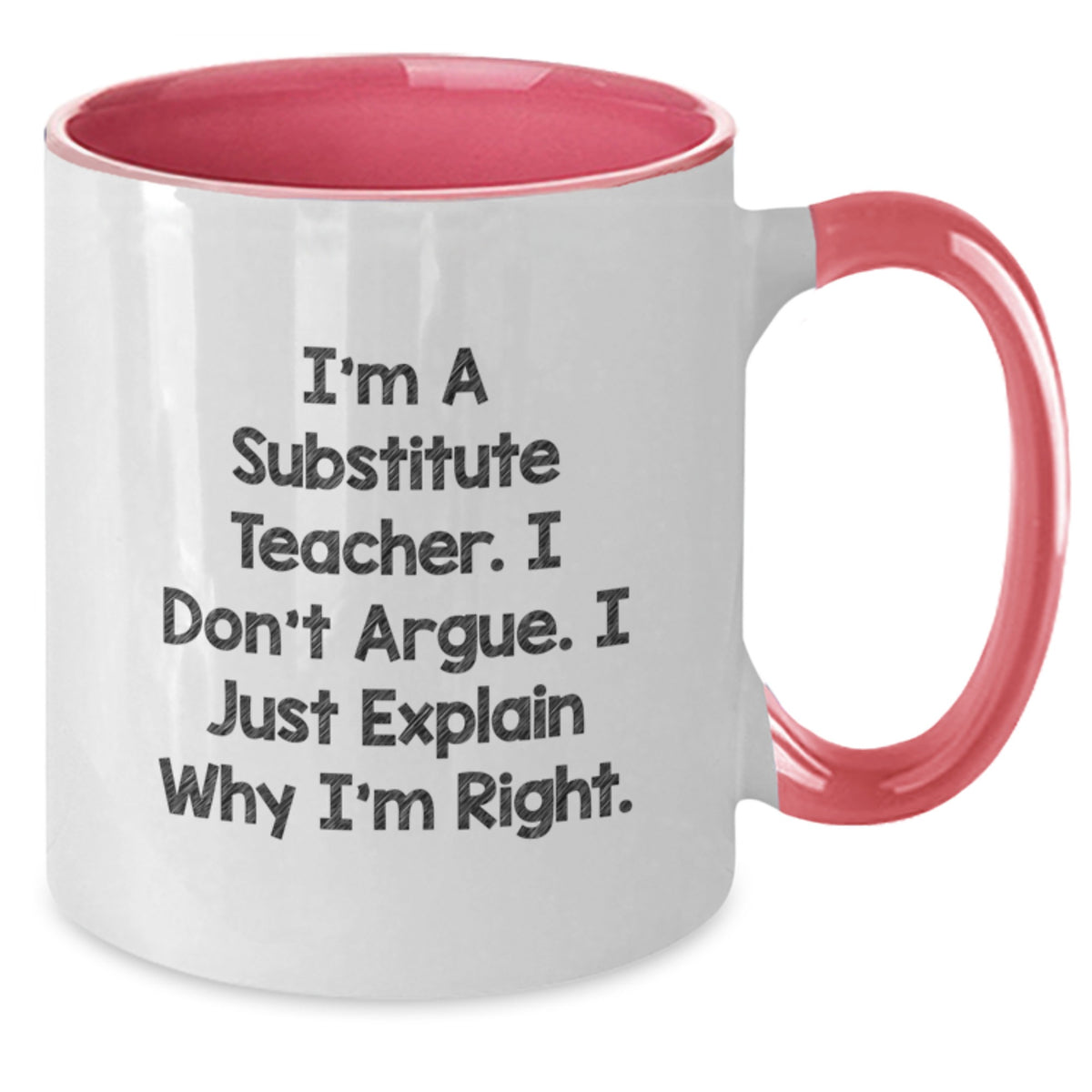 Substitute Teacher Gift for Him - Humorous Coffee Mug Keepsake - Additional