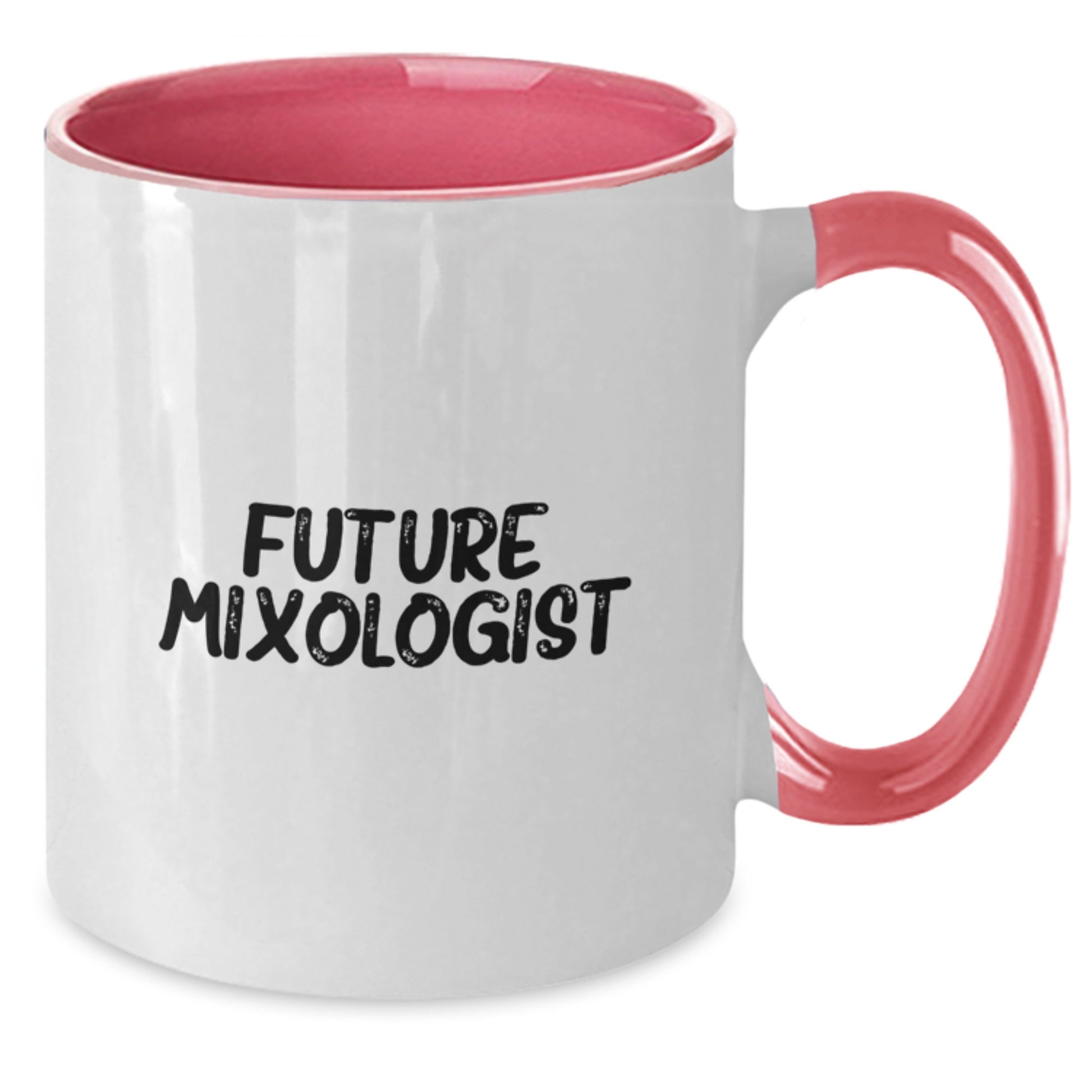 Funny Future Mixologist Gifts from Family to Birthday Mixologists, Two Tone Coffee Mug for Men, Women, Friends, and Coworkers, 11oz Ceramic Mug with Quote - Additional