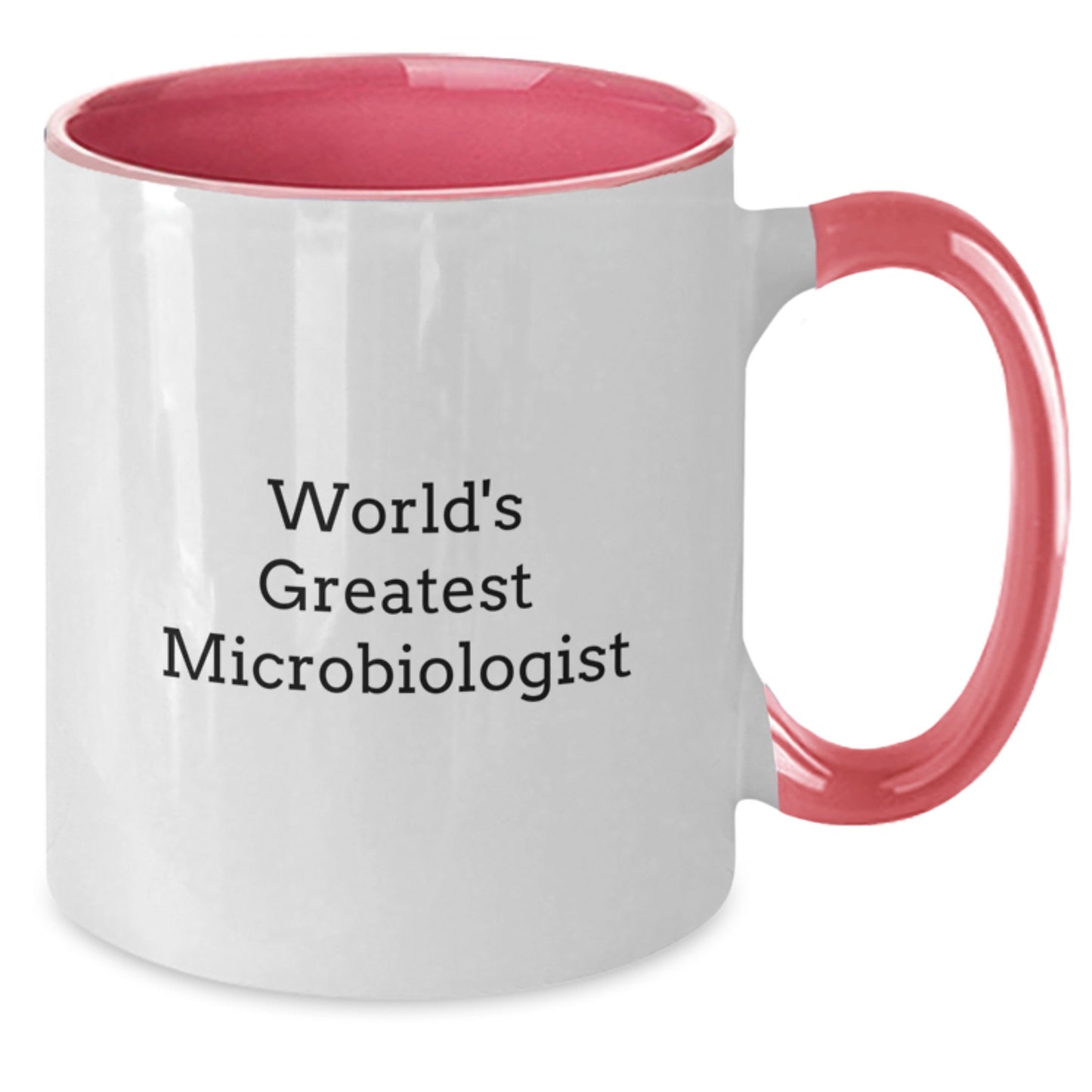 Funny Microbiologist Gifts from Friends, Birthday Unique Mugs for Microbiologist Men, Two Tone Coffee Mug with 'World's Greatest Microbiologist' Quote - Additional