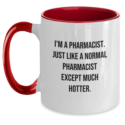Funny Pharmacist Gifts for Men from Women - I'm A Pharmacist Two Tone Coffee Mug for Graduation Unique Gifts - Main