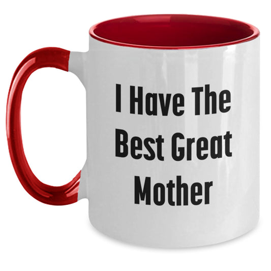 Funny Gifts from Mom for Mom, Great Mother Two Tone Coffee Mug, Birthday Unique Gift Ideas - Main