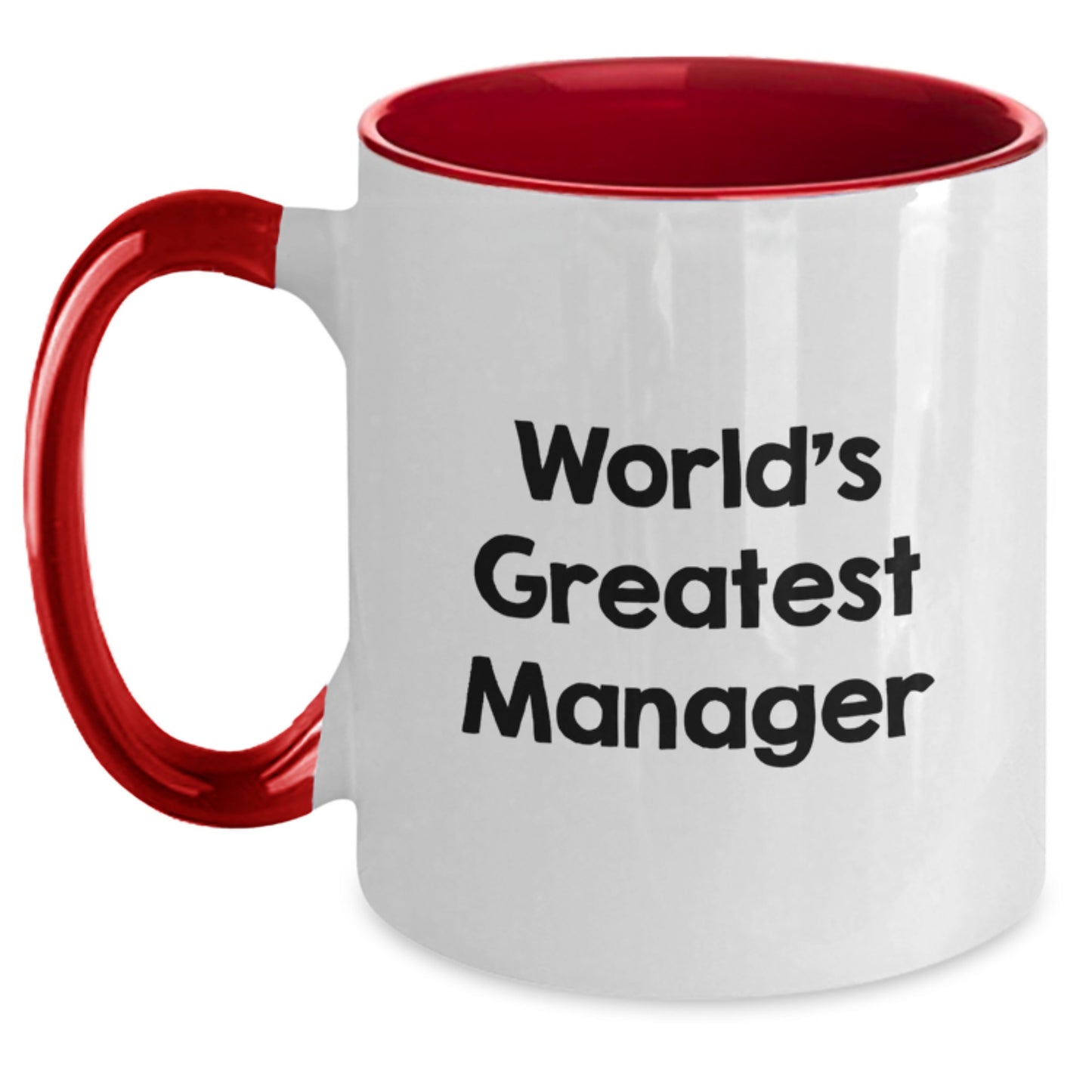 Manager Keepsake Birthday Gift Two Tone Coffee Mug for Him - Main