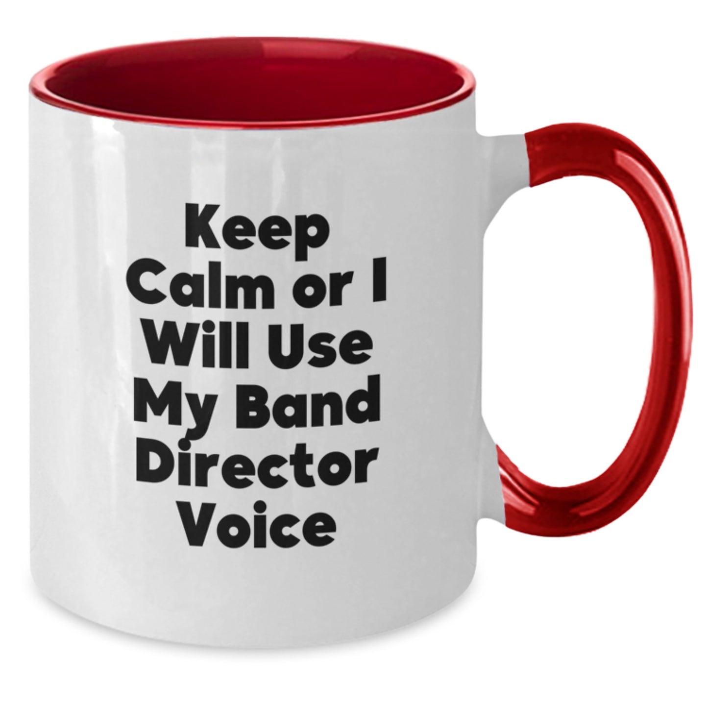 Birthday Gift for Her Present Band Director Mug 'Keep Calm Voice' - Additional