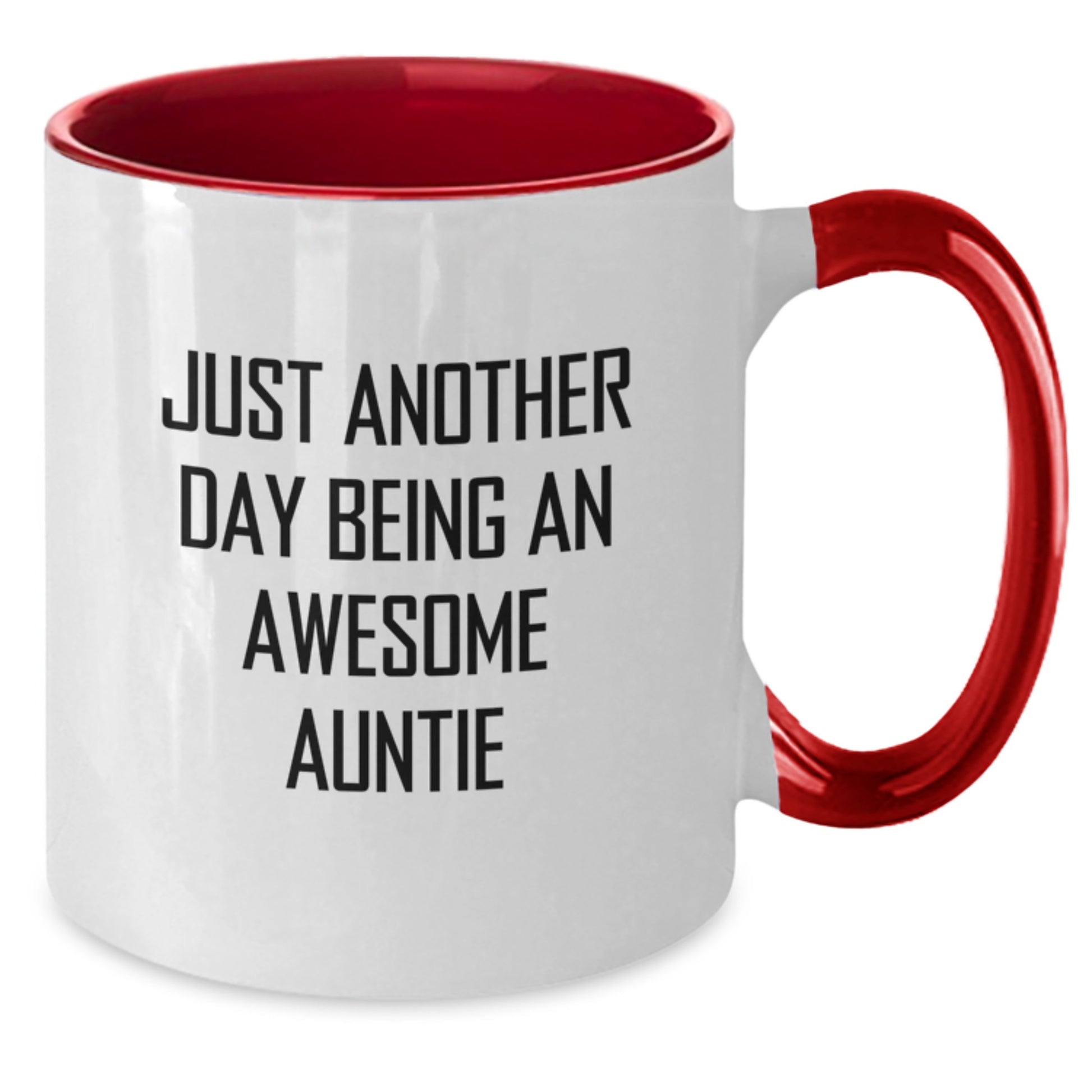 Funny Quotes Gifts for Auntie Two Tone Coffee Mug Christmas Unique Gifts from Family Members - Additional