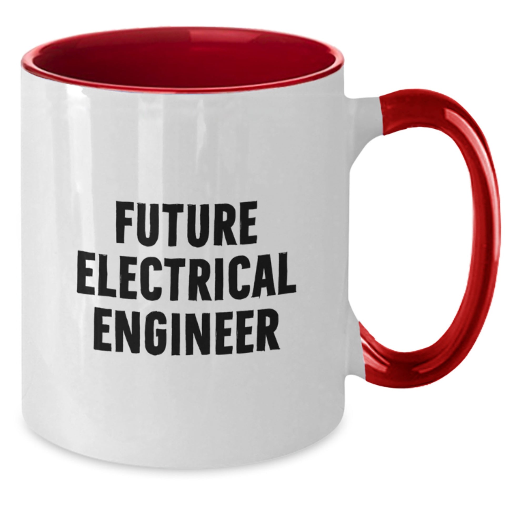 Gifts from Friends for Future Electrical Engineer Funny Two Tone Coffee Mug - Birthday Unique Gifts - Electrical Engineer Motivation - Electrical Engineer Gifts - Additional