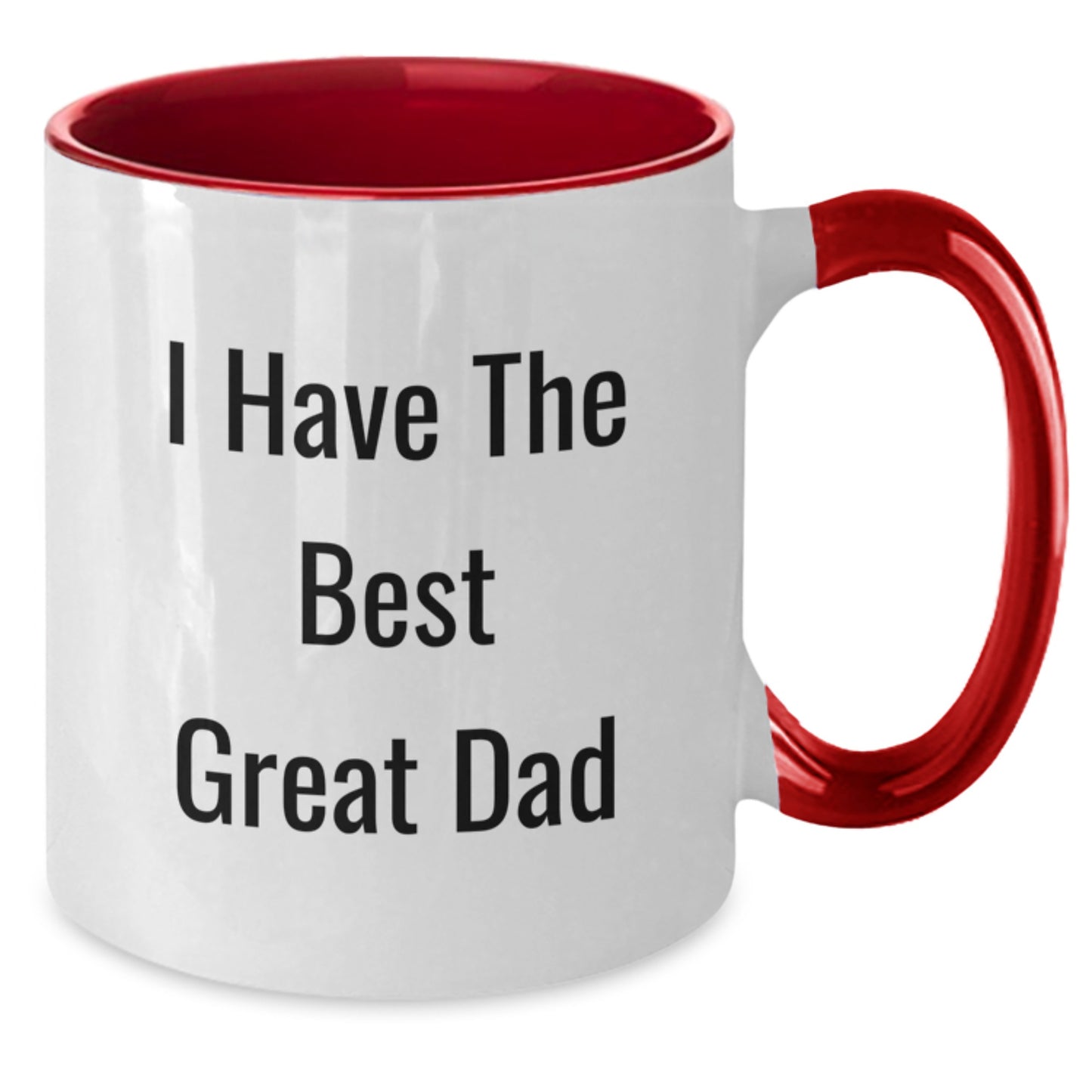 Funny Great Dad Two Tone Coffee Mugs Gifts from Family for Dad Birthday - Additional