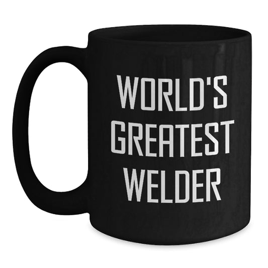 Christmas Gift for Her - World's Greatest Welder Present Coffee Mug - Main