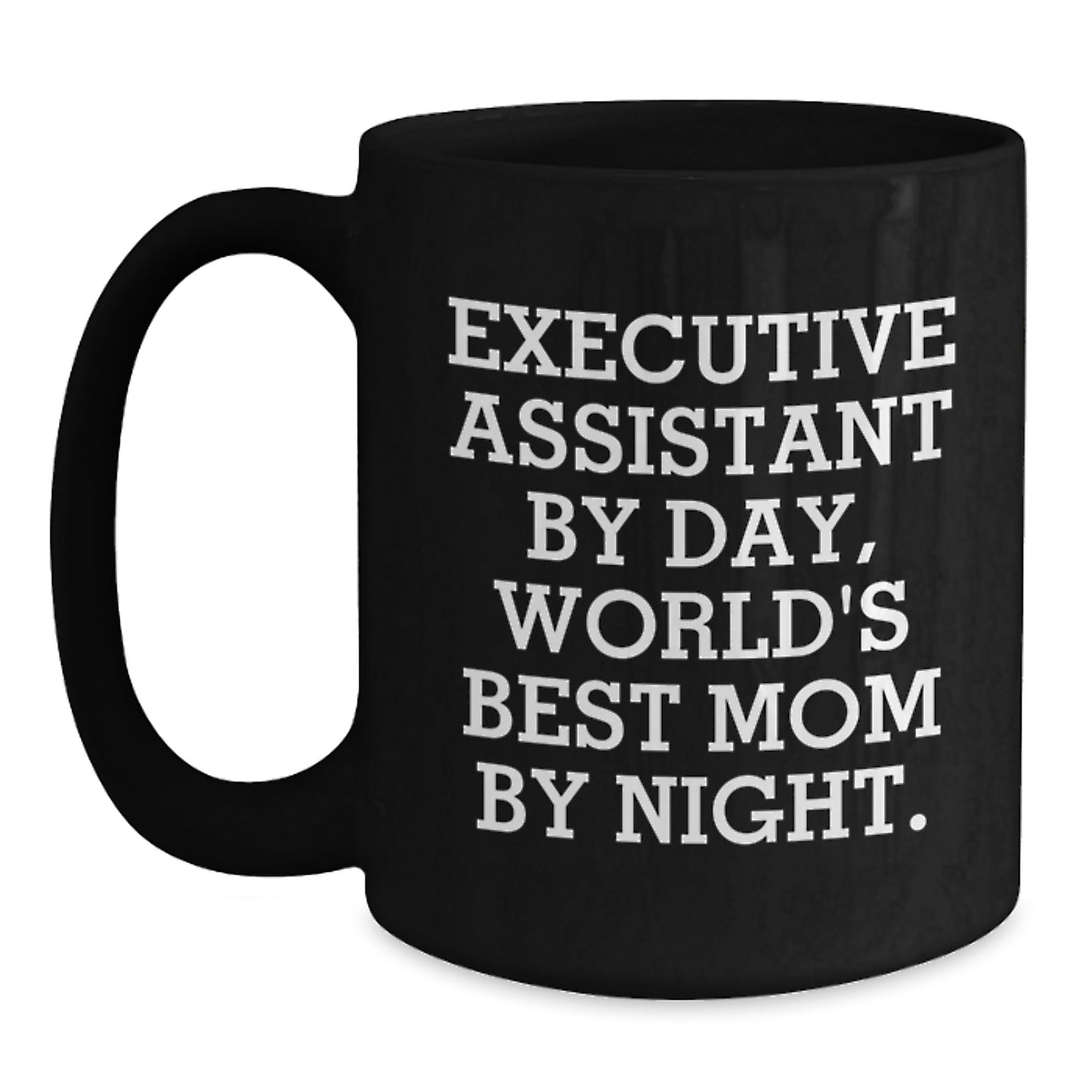 Funny Executive Assistant Gifts for Christmas - Black Coffee Mugs from Mom - Main