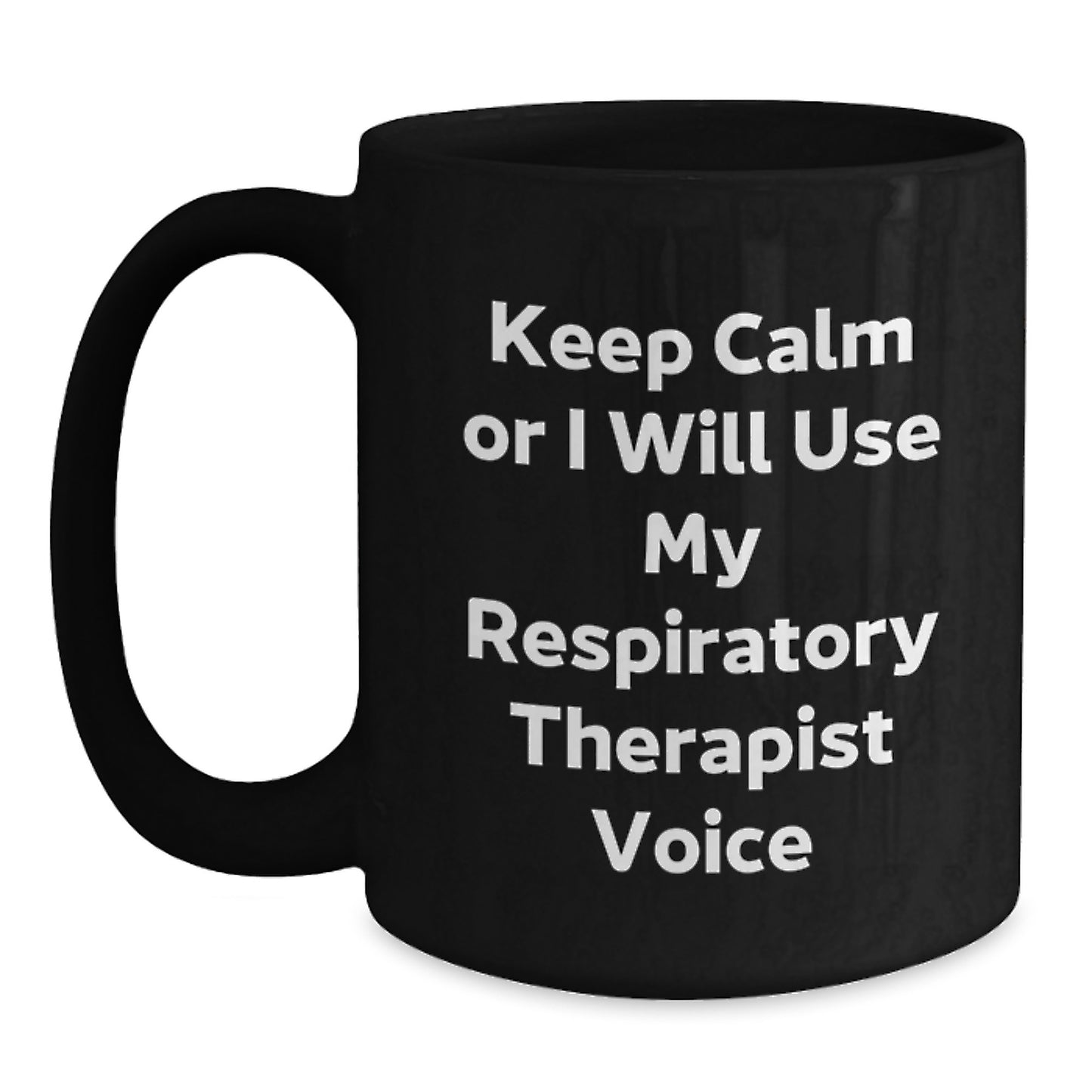 Funny Respiratory Therapist Black Coffee Mugs Gifts from Friends for Birthday Unique - Main