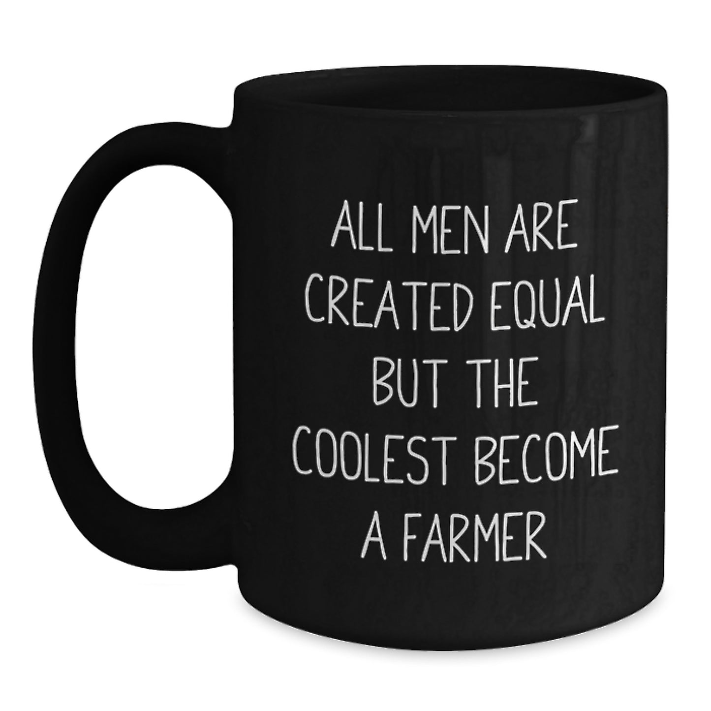 For Him Keepsake Farmer Black Coffee Mug 11oz Premium Birthday Gift - Main