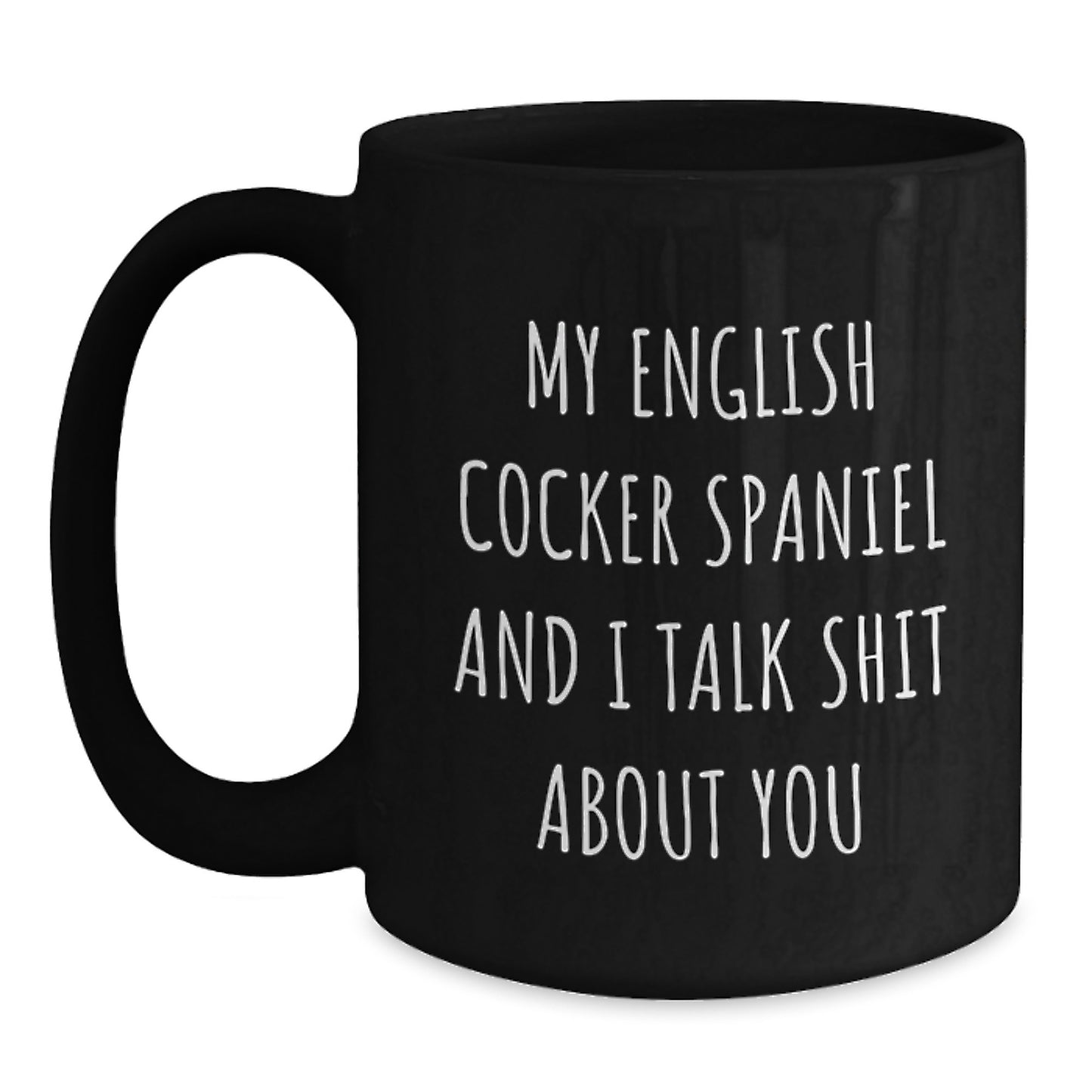 English Cocker Spaniel Keepsake Ceramic Coffee Mug for Him Birthday Gift - Main