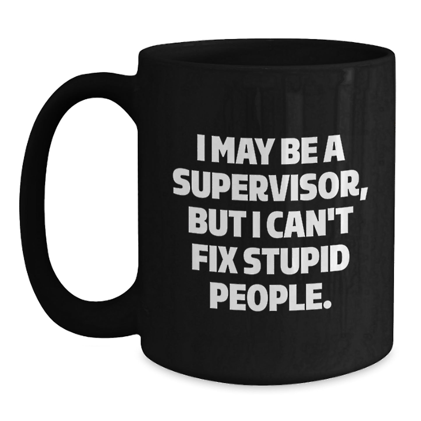 Supervisor Keepsake Premium Black Coffee Mug for Him Birthday Gift - Main