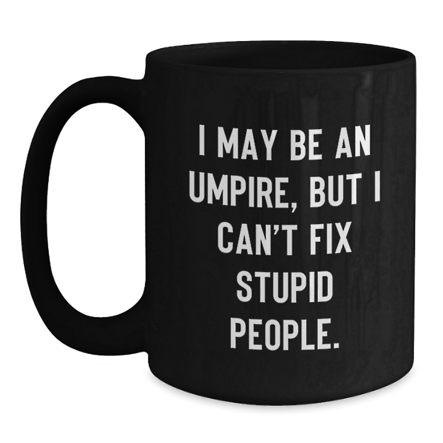 Umpire Keepsake Premium Black Coffee Mug for Him Birthday Gift - Main