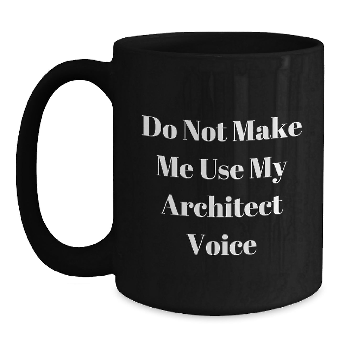 Architect Keepsake Premium Black Coffee Mug for Him Birthday Gift - Main