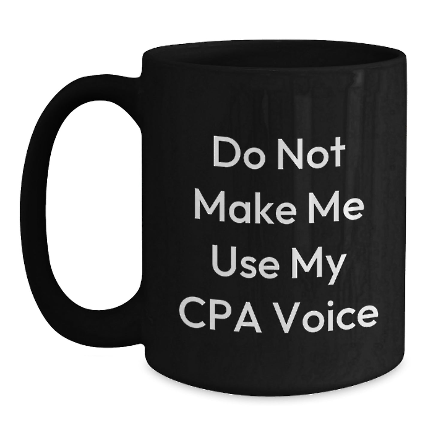 Cpa Keepsake Black Coffee Mug for Him Birthday Gift - Main